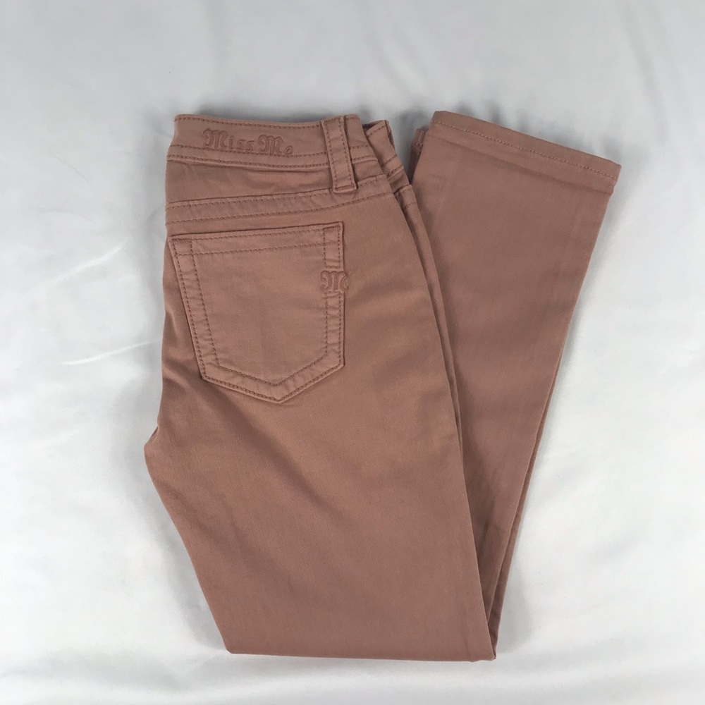 Miss Me Dusty Pink Cropped Jeans (26) NWT - Picture 6 of 8